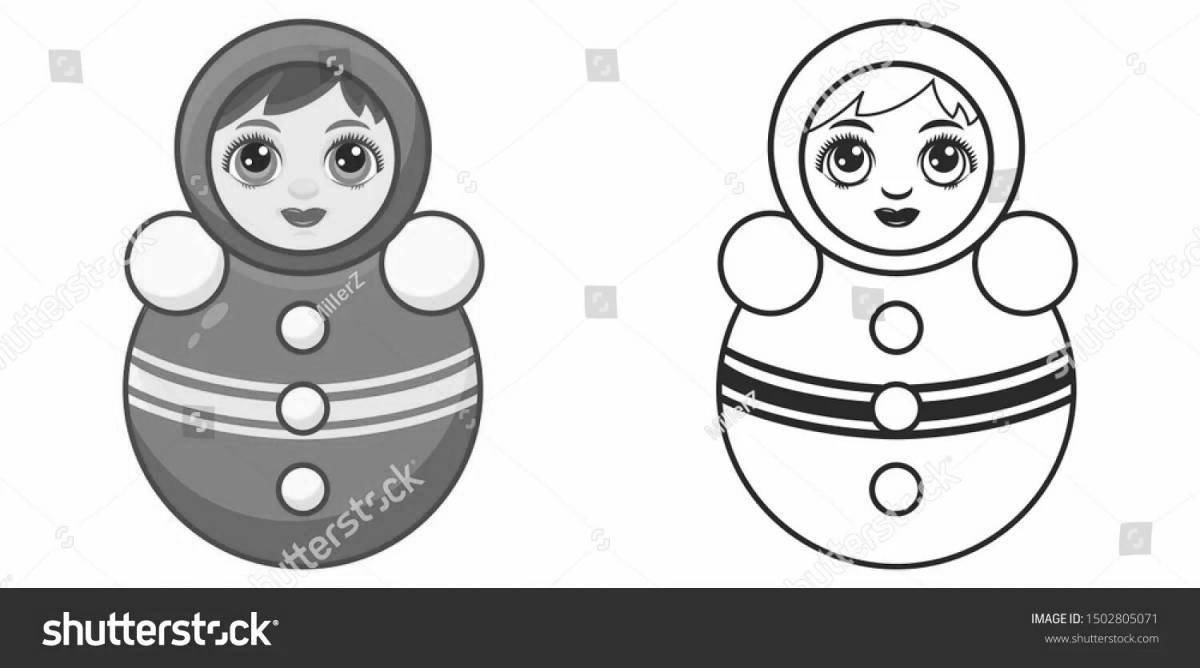 Attractive pre-k tumbler coloring