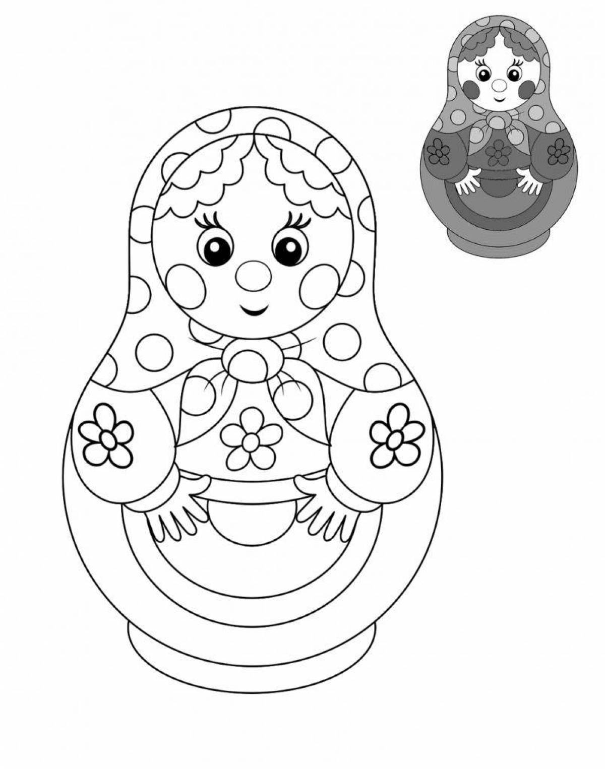 Adorable tumbler coloring book for preschoolers