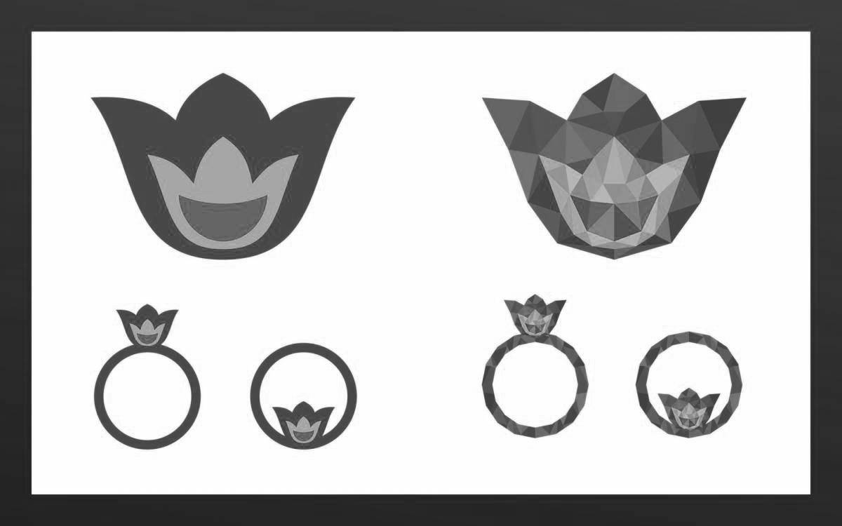 Joyful apron with Tatar ornament