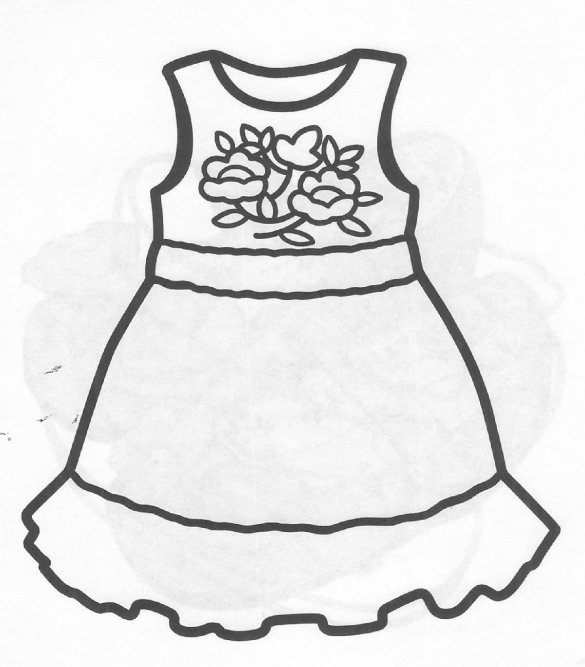 Captivating apron with Tatar ornament