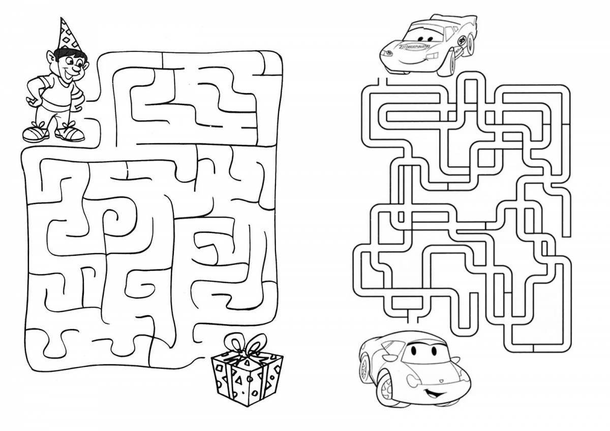 Mazes for children 4 5 years old #2