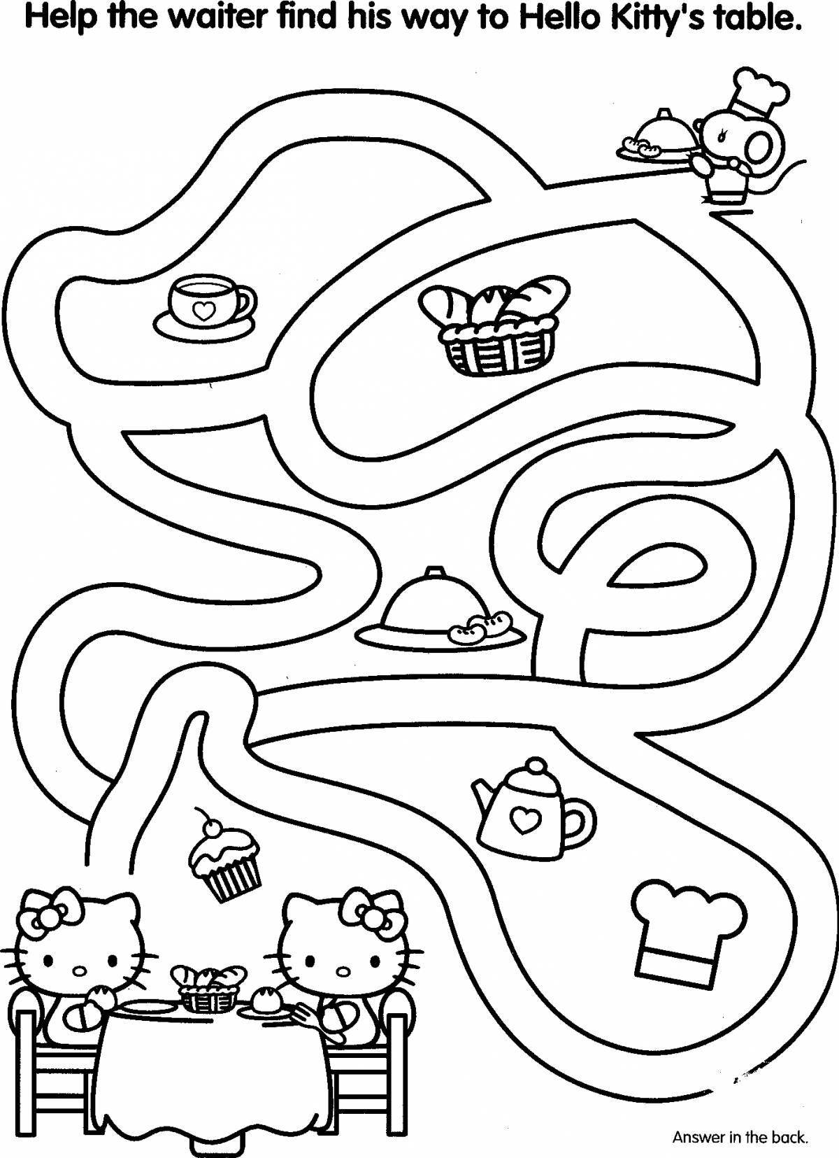 Mazes for children 4 5 years old #3