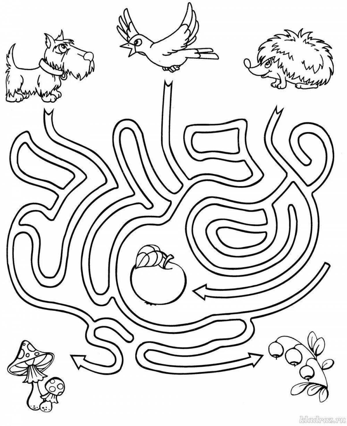 Mazes for children 4 5 years old #14
