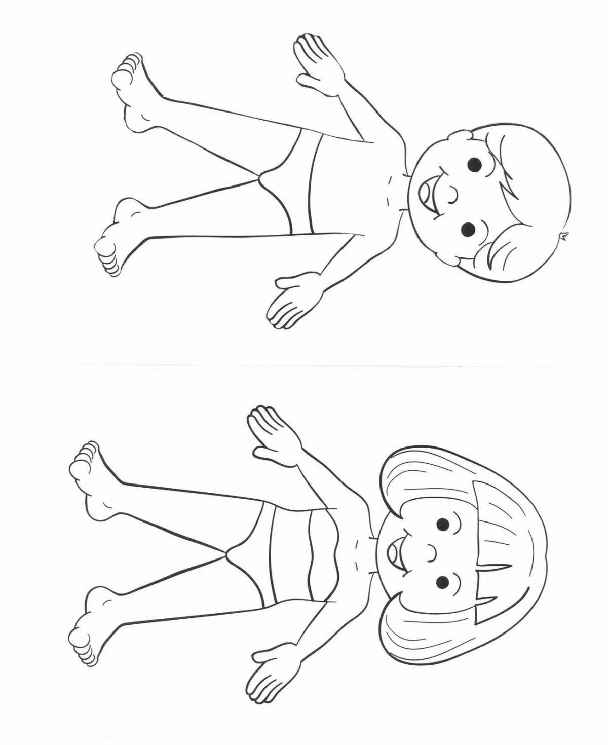 Glitter human lips coloring book