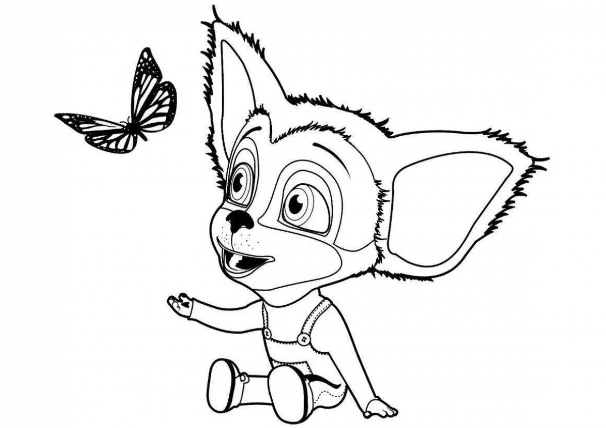 Adorable barboskin coloring pages for kids