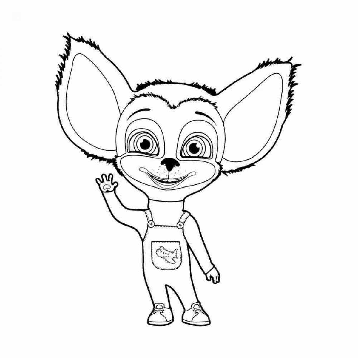 Joyful barboskin coloring pages for kids