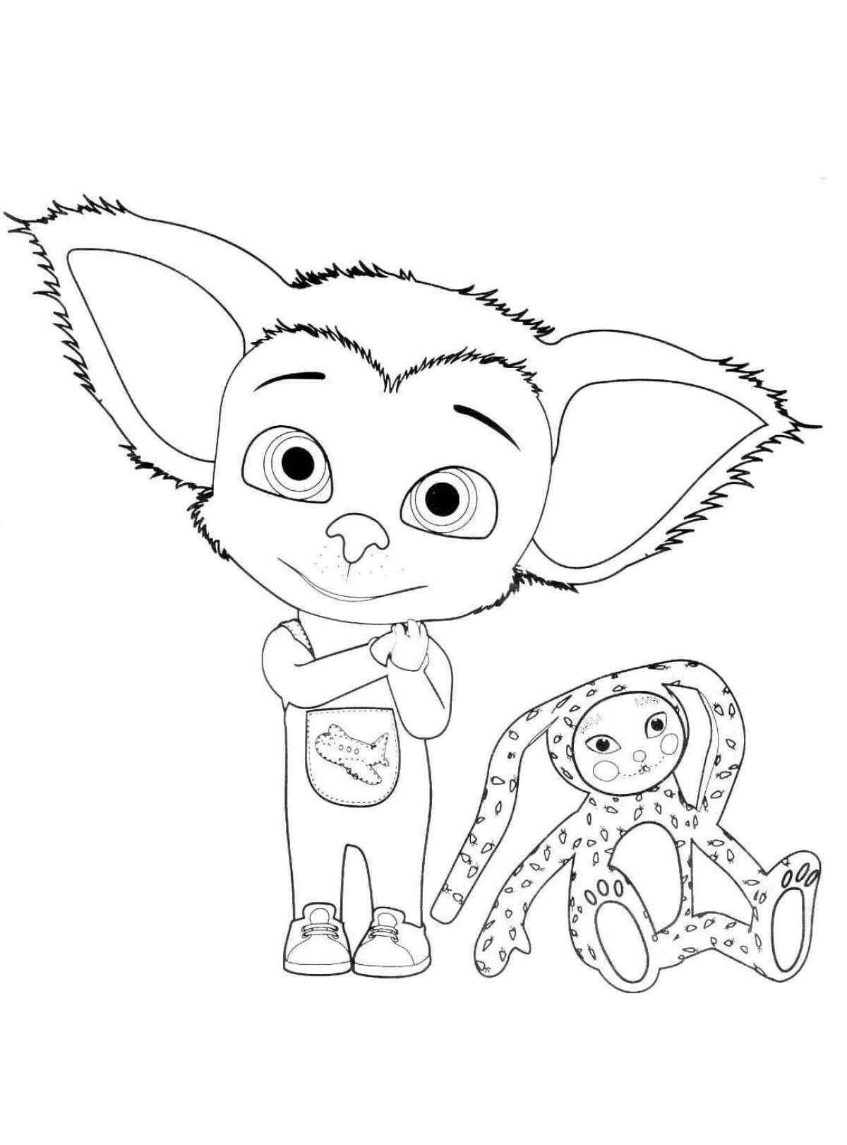 Funny barboskin coloring pages for kids