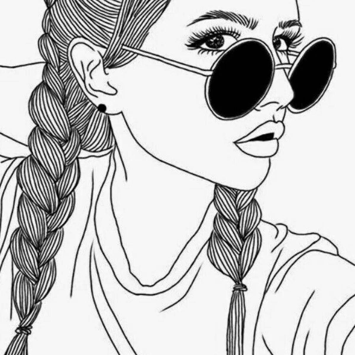 Great coloring book for girls 12 years old