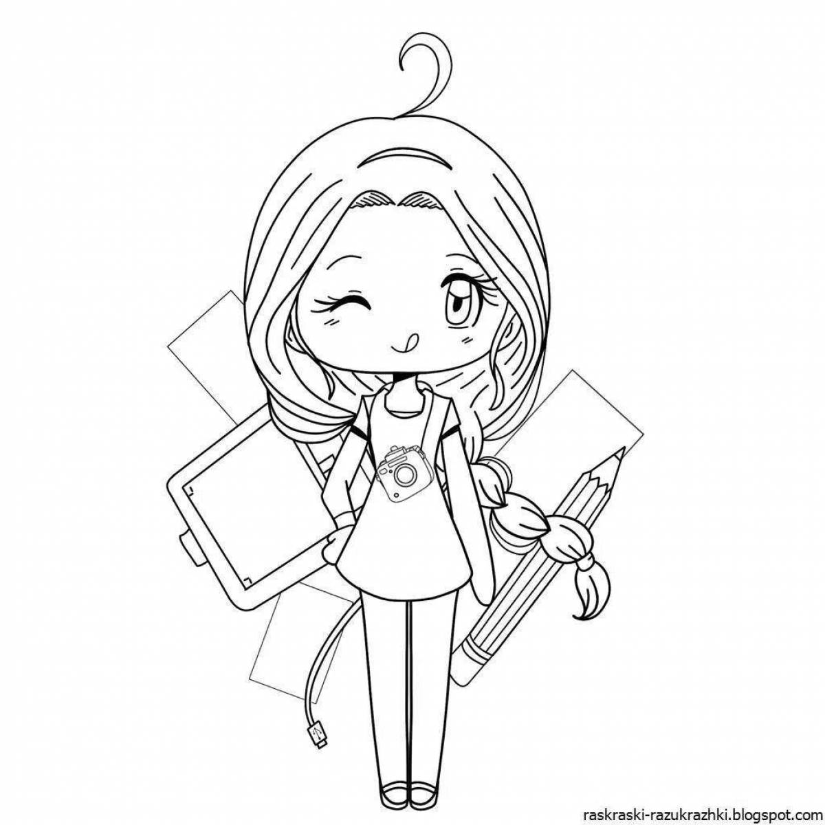 Cute coloring book for 12 year old girls