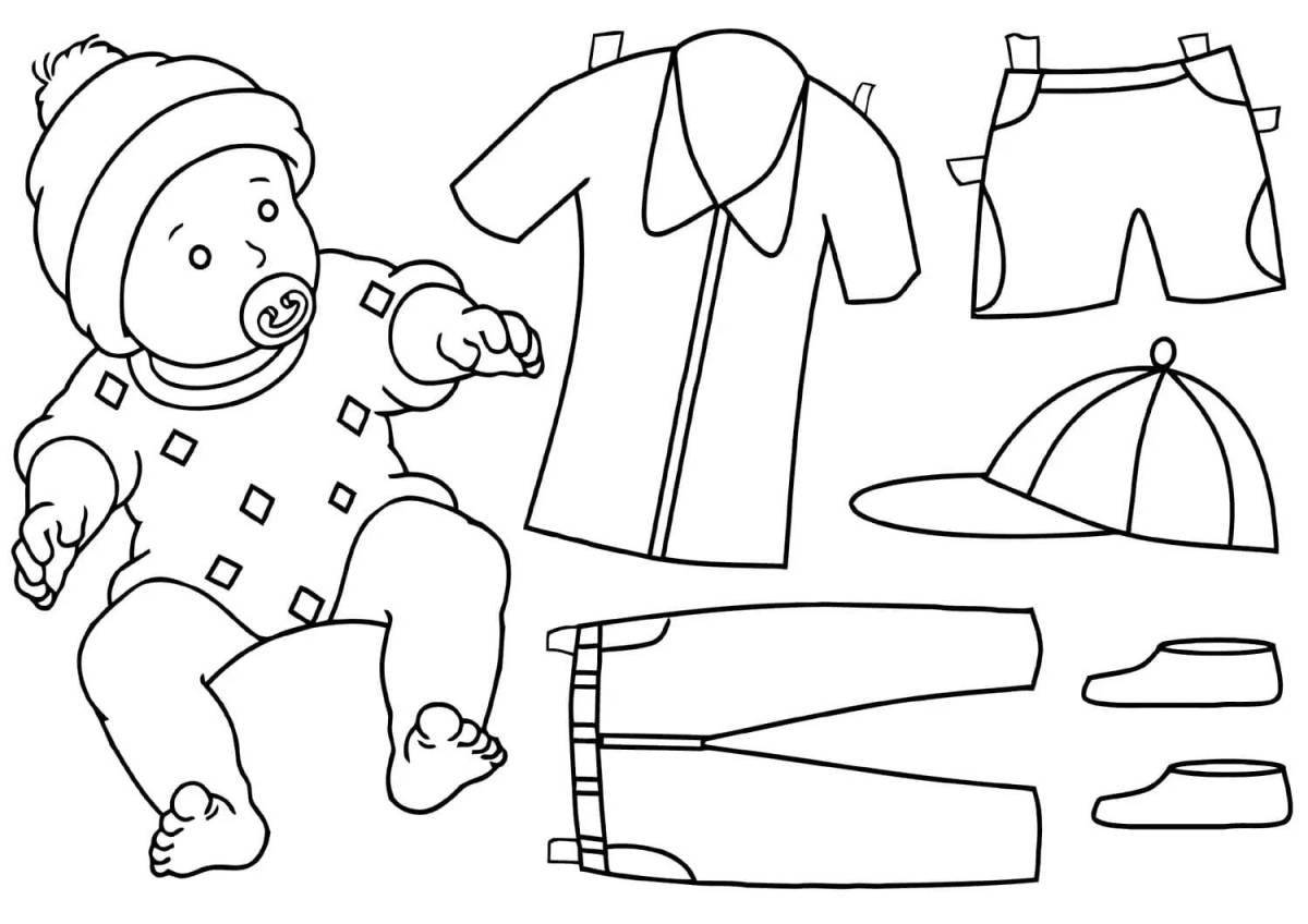 Amazing uti clothing coloring page