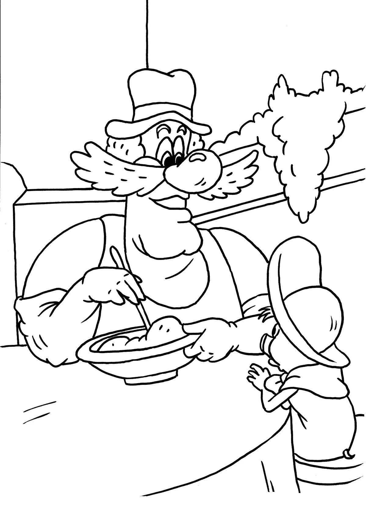 Innovative pound coloring for kids