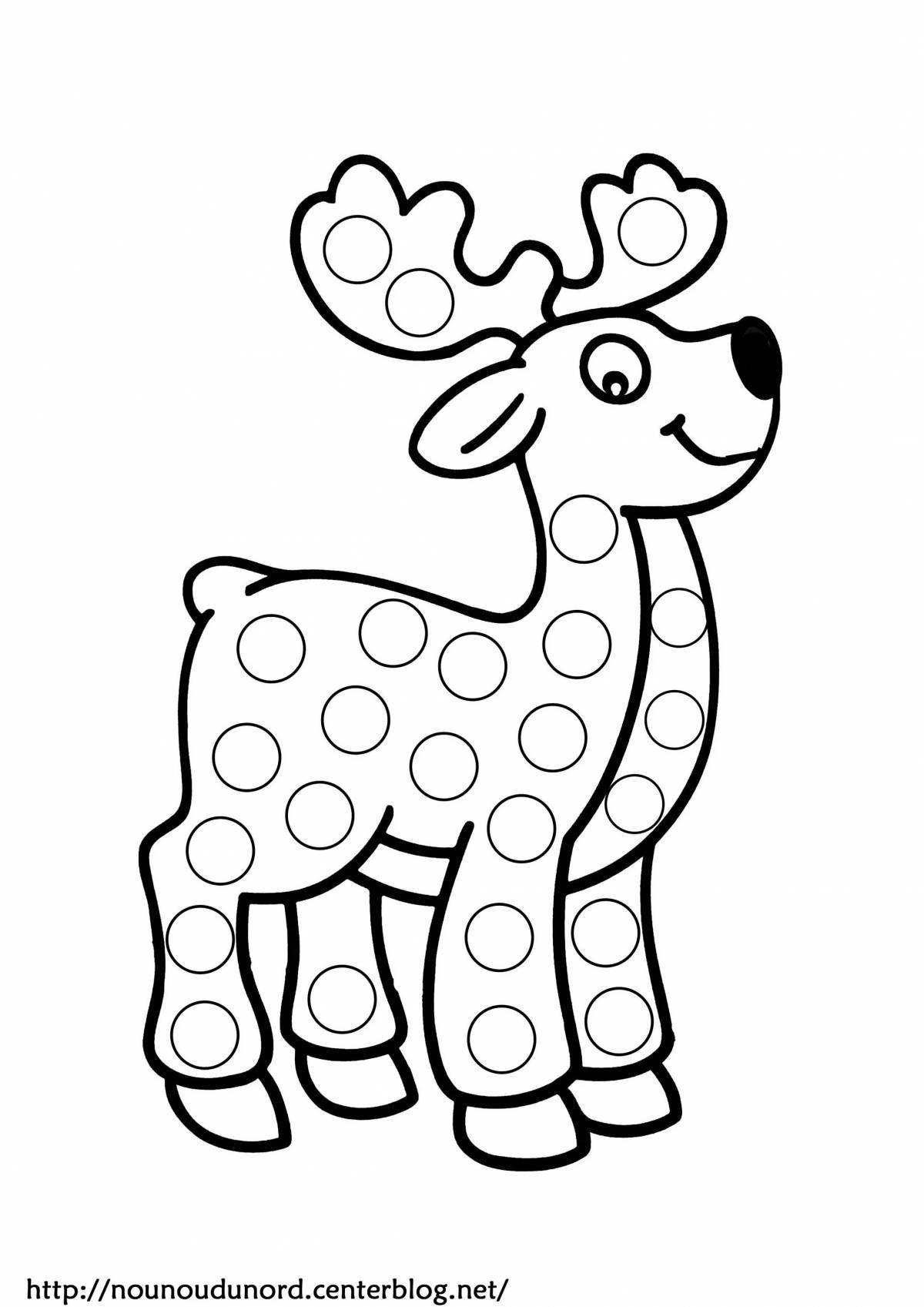 Color-frenzy plasticine coloring book for children