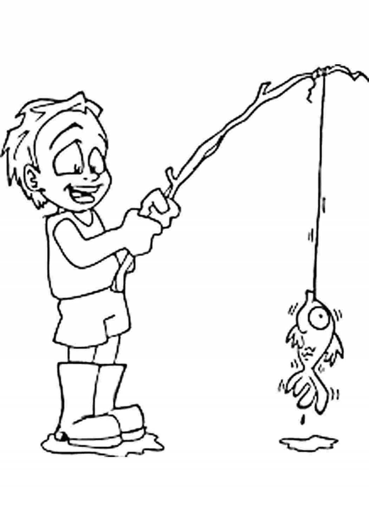 Children's fishing rod #8