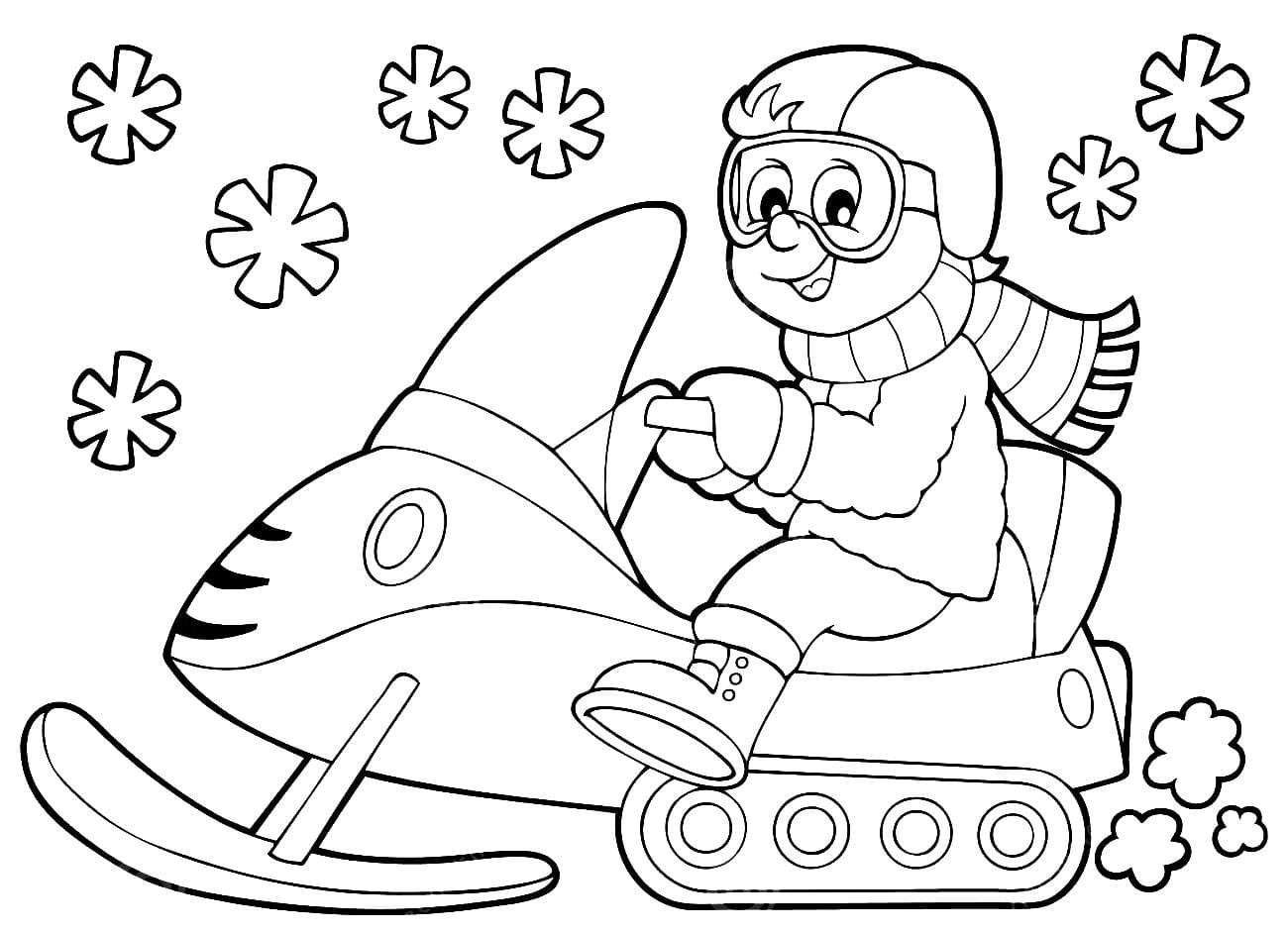 Children's snowmobile #4