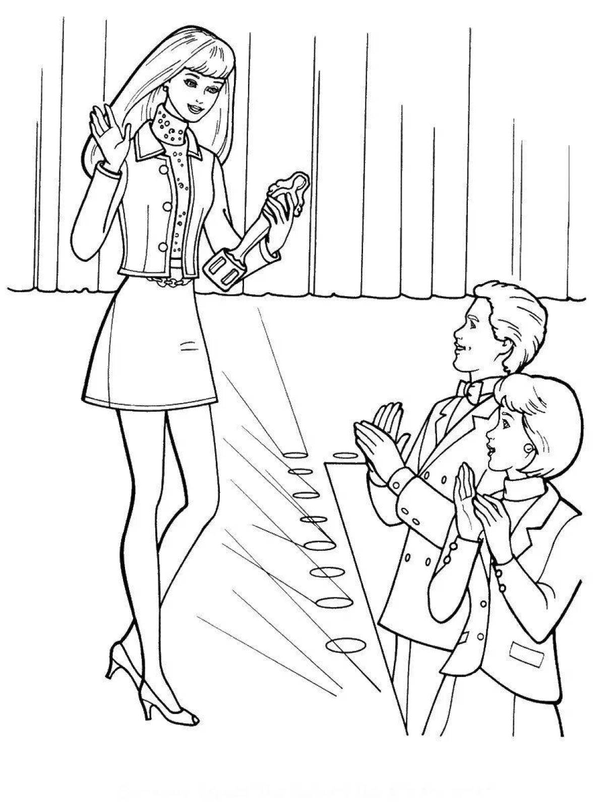 Creative coloring fashion designer for kids