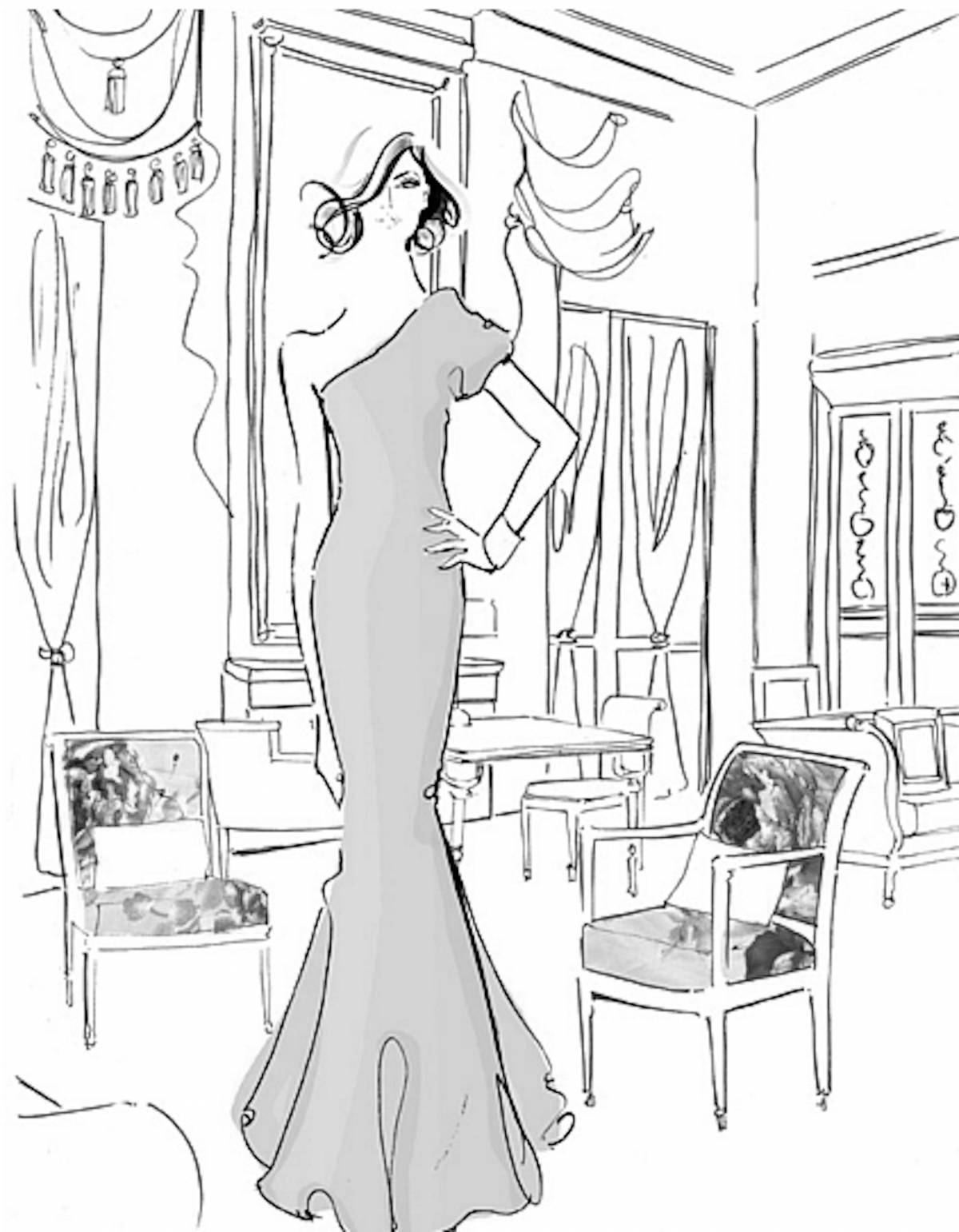 Adorable fashion designer coloring book for kids