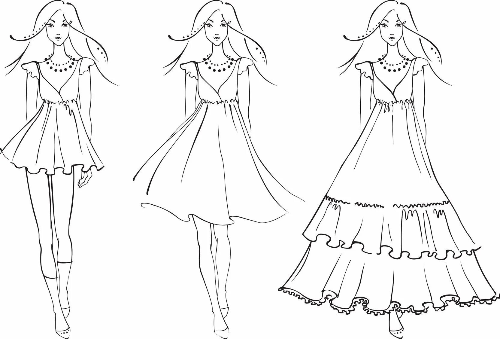 Color-luscious coloring page fashion designer for kids