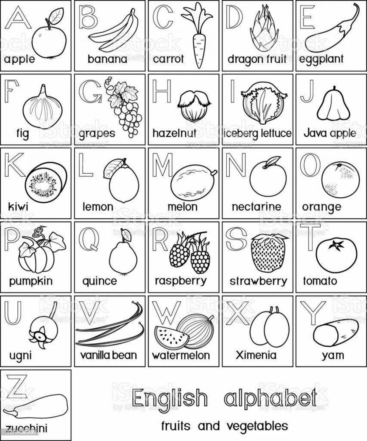 Fun coloring page language для дошкольников