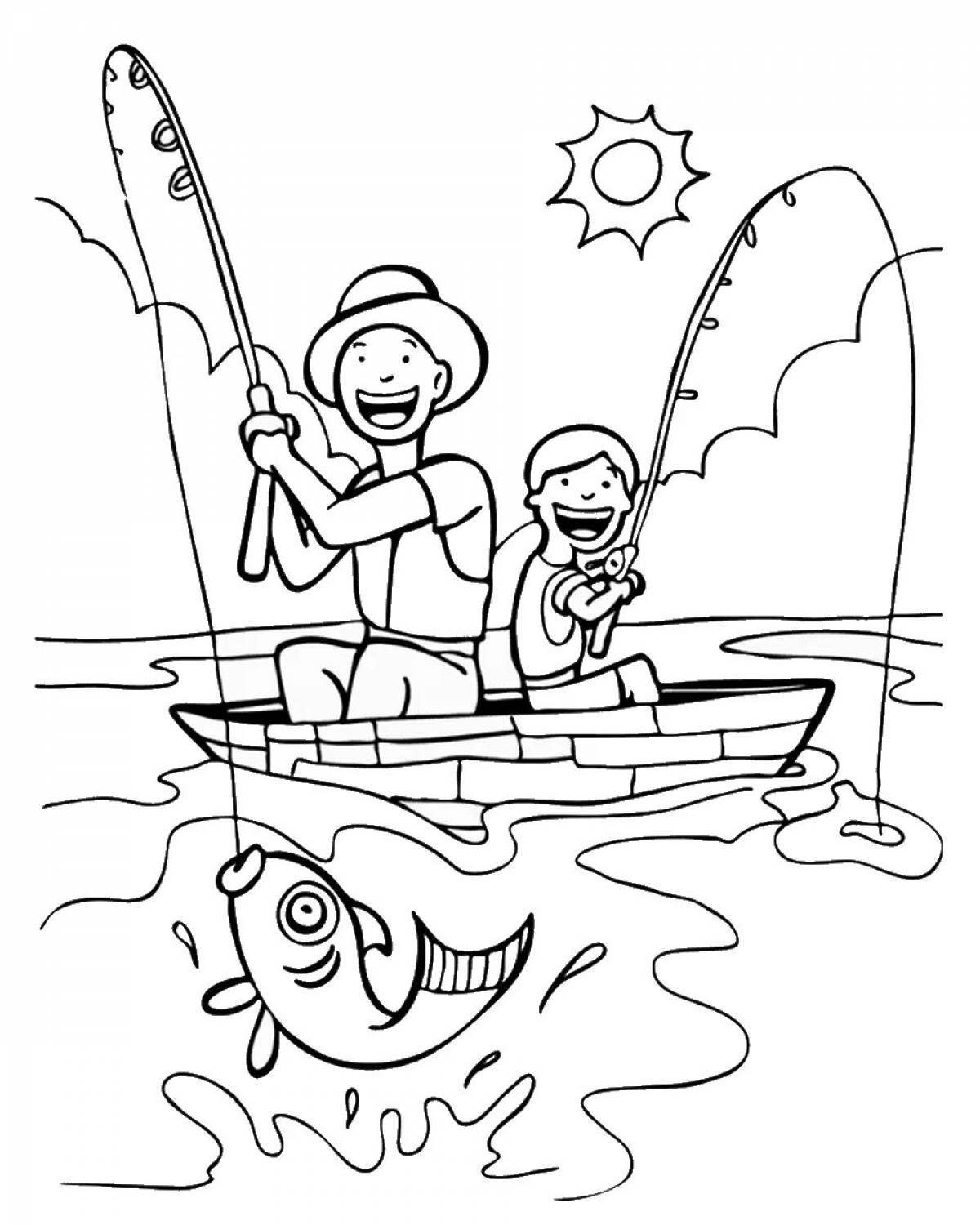 Рыбак для детей #2