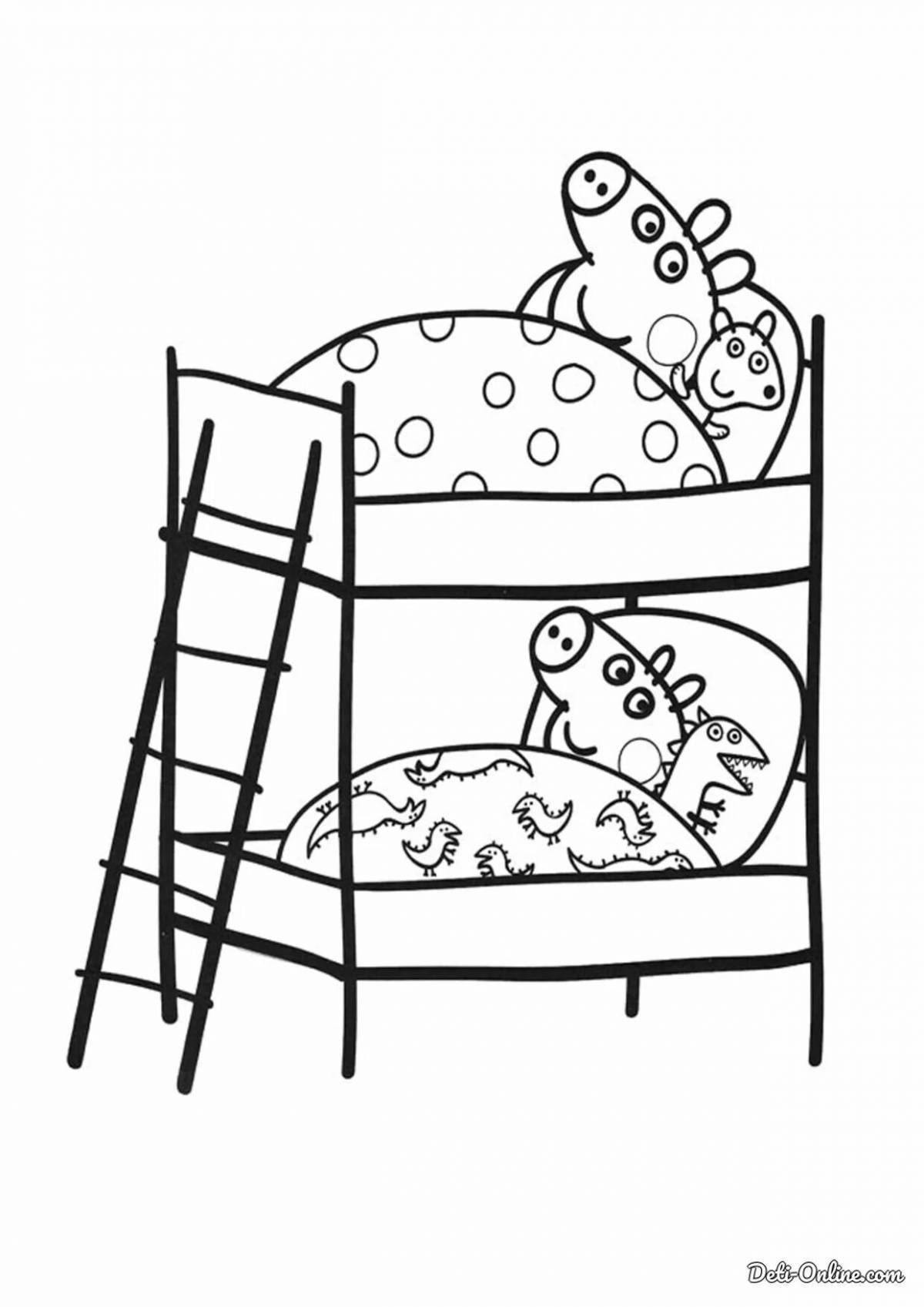 Animated children's coloring book for children