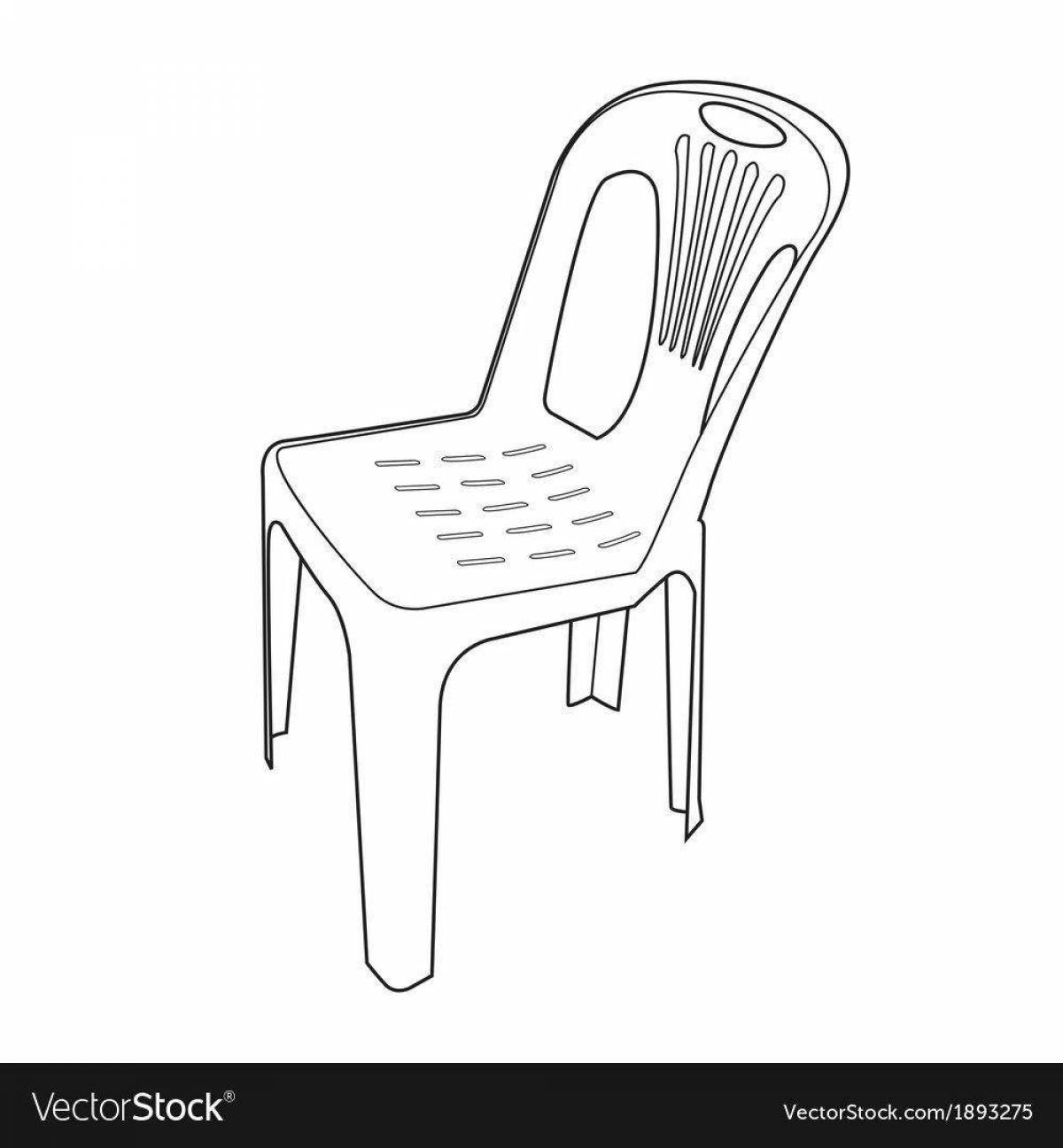 Fun coloring for baby chair
