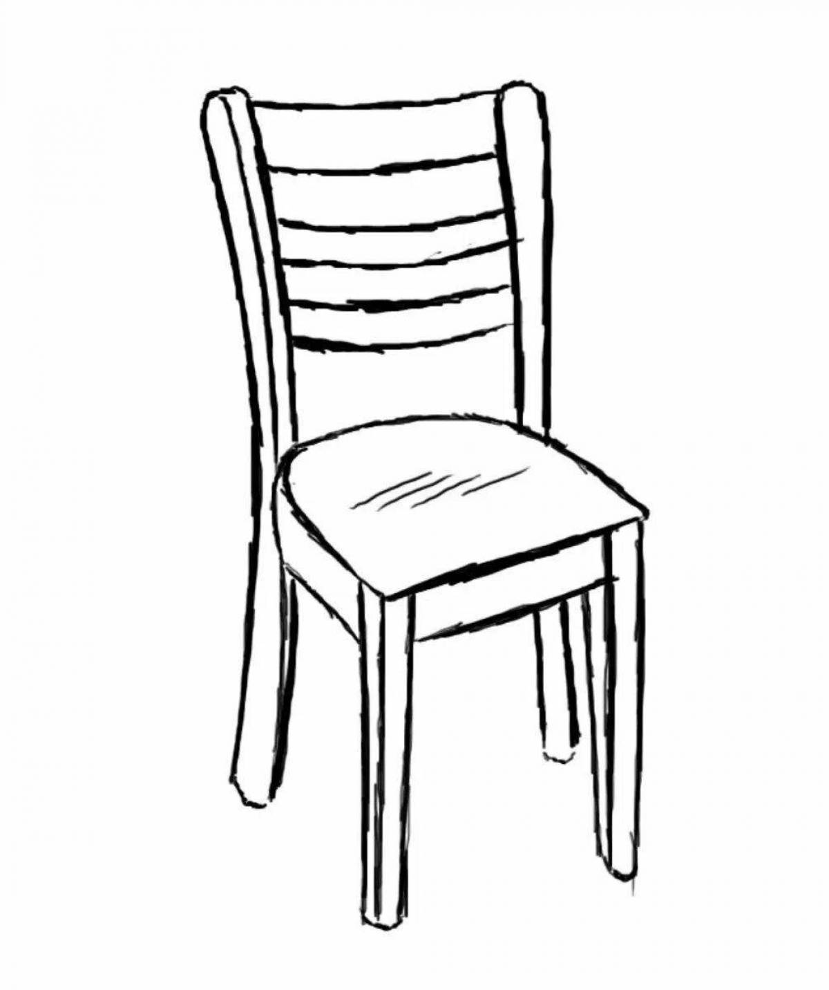 Attractive highchair for coloring