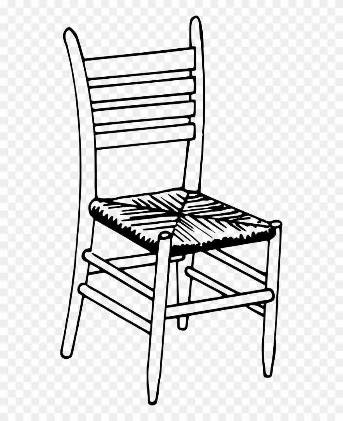 Coloring book dazzling high chair