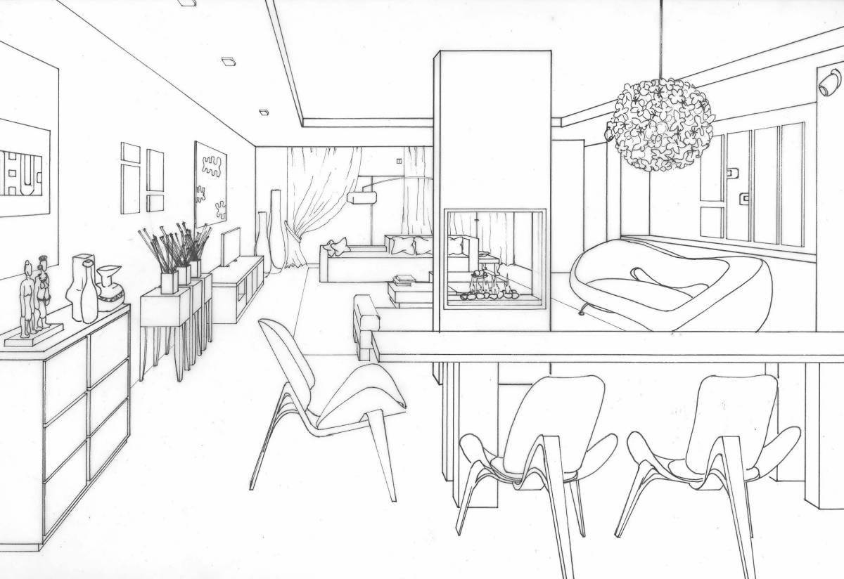 Coloring flat for kids