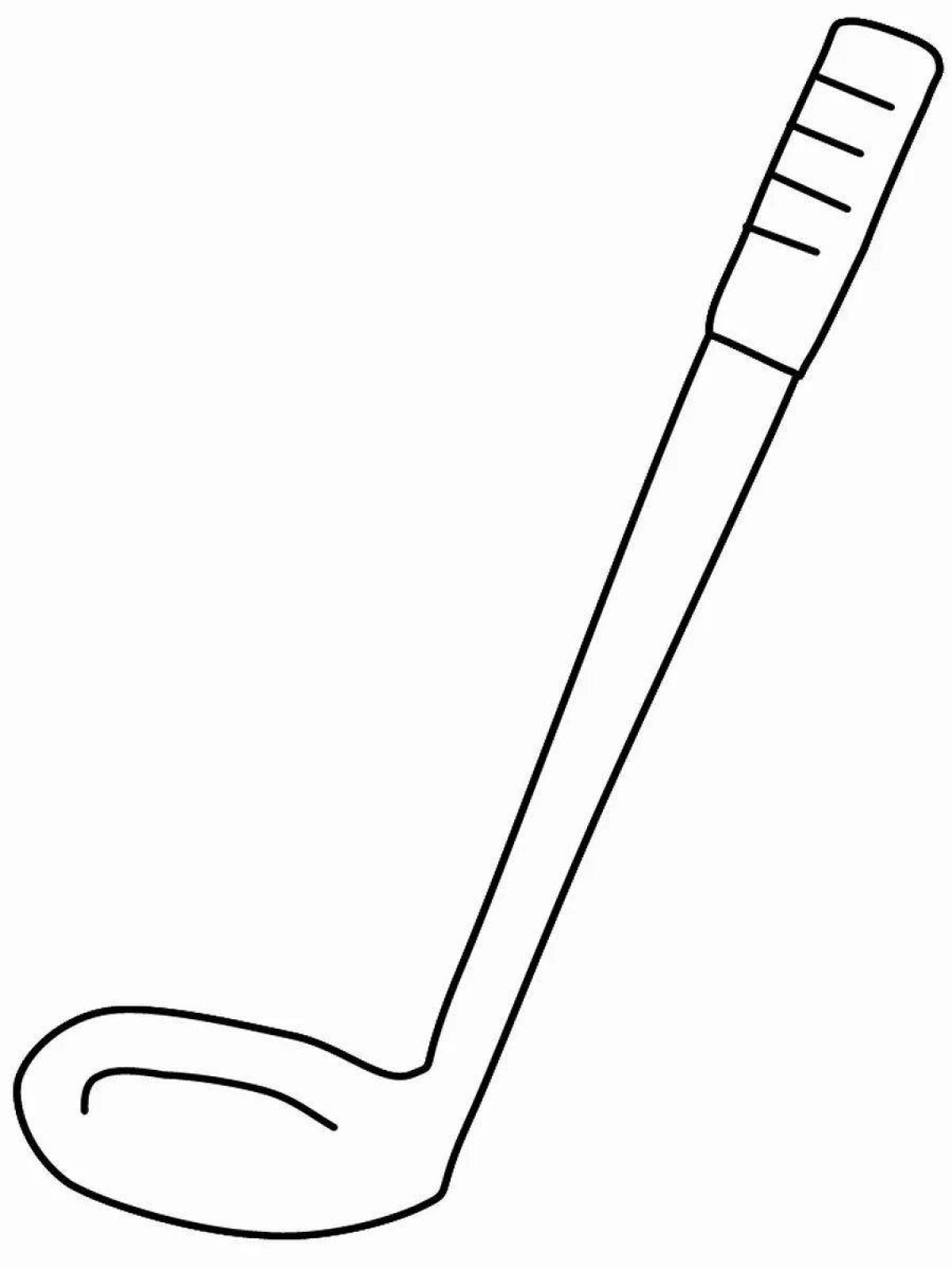 Coloring page adorable puck for kids