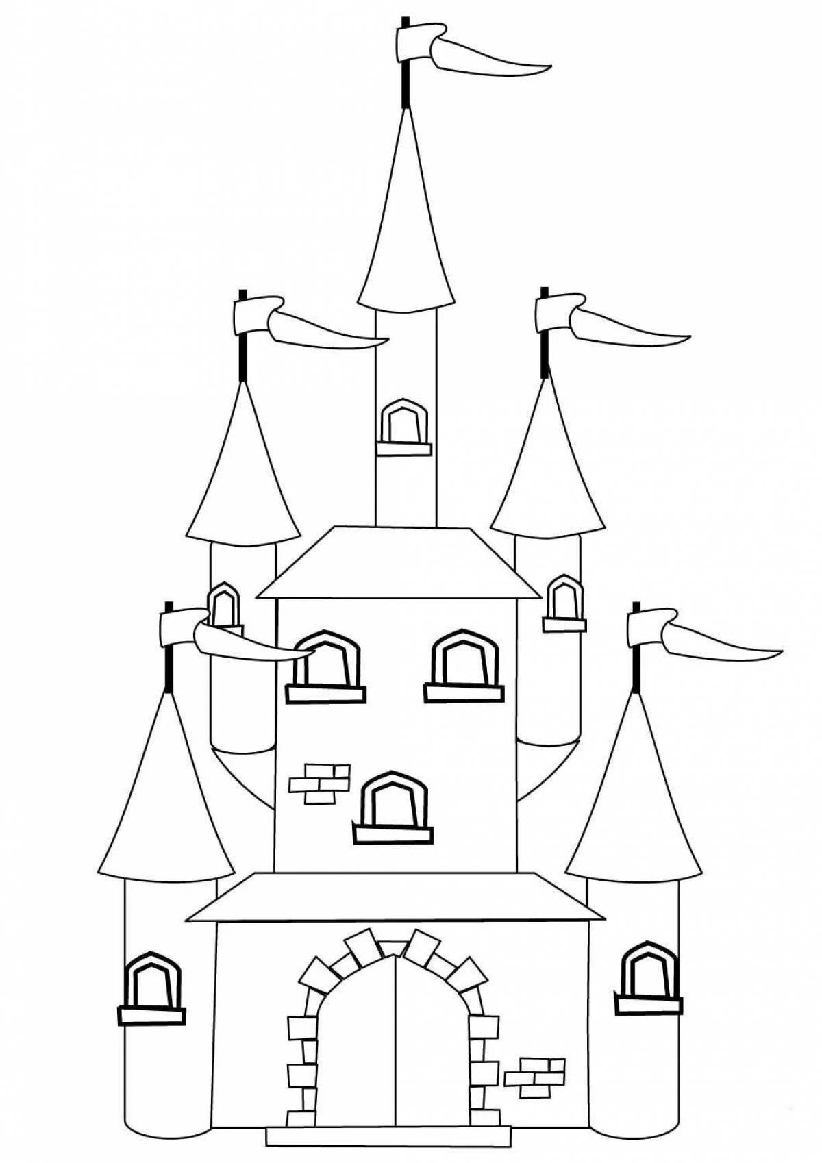 Splendid palace coloring pages for kids