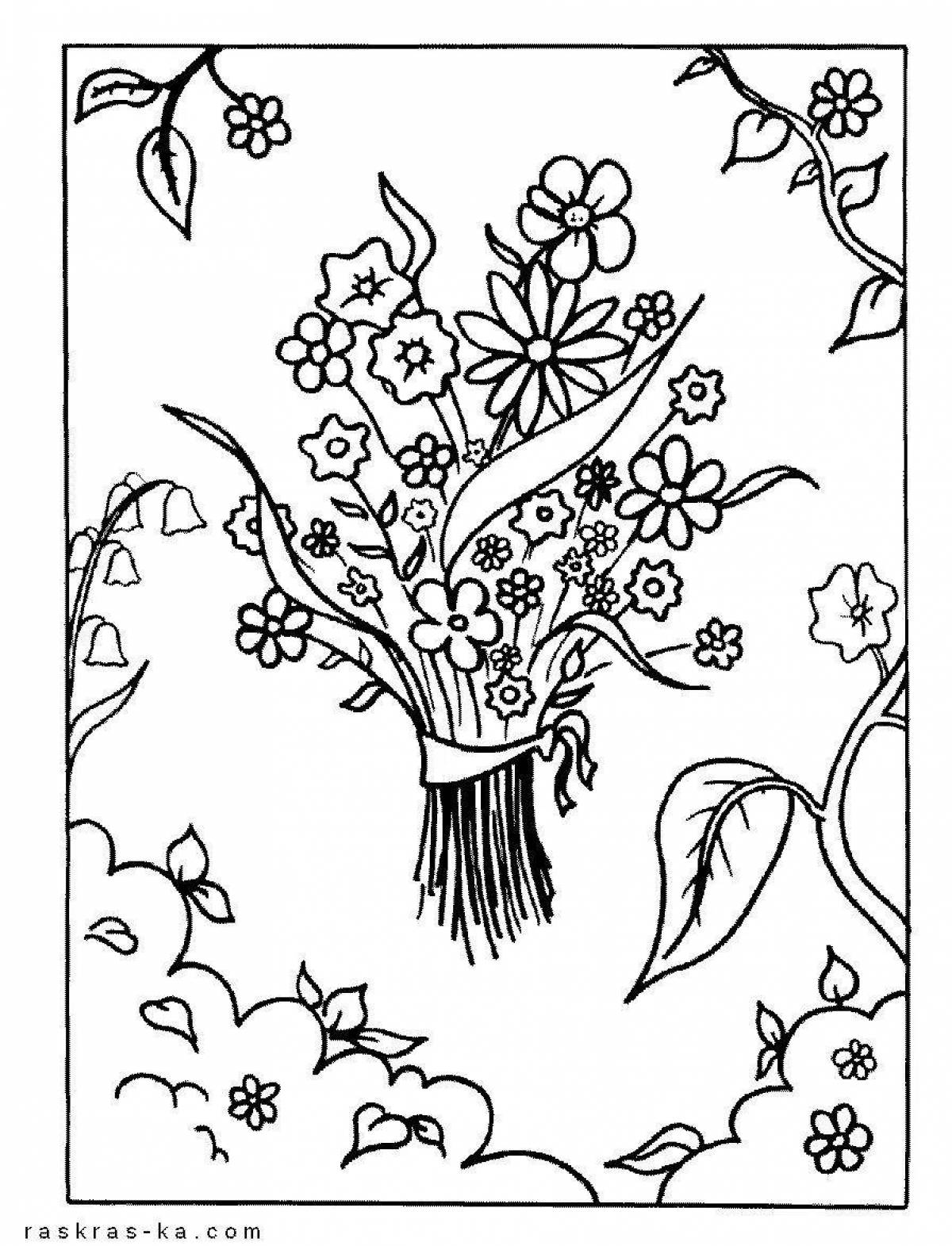 Animated nauryz coloring book for kids