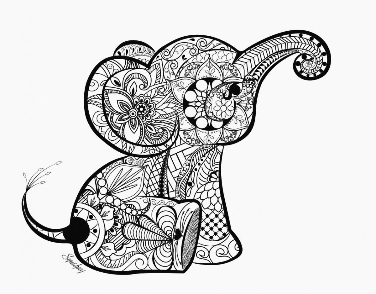 Colorful drawing for children