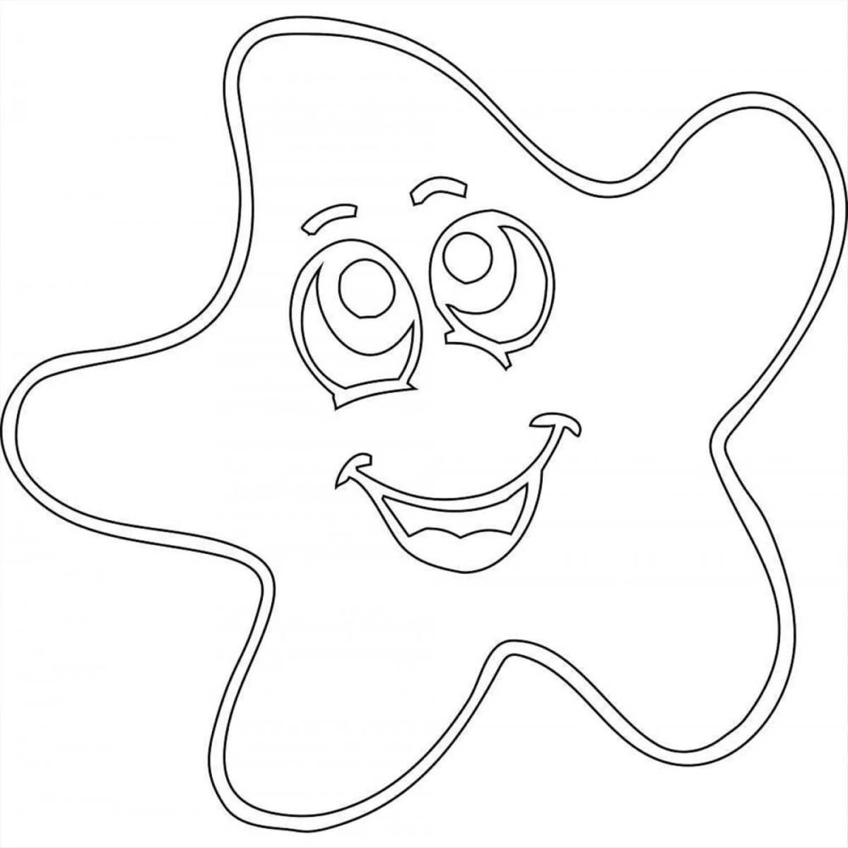 Magic shimmery coloring pages for kids