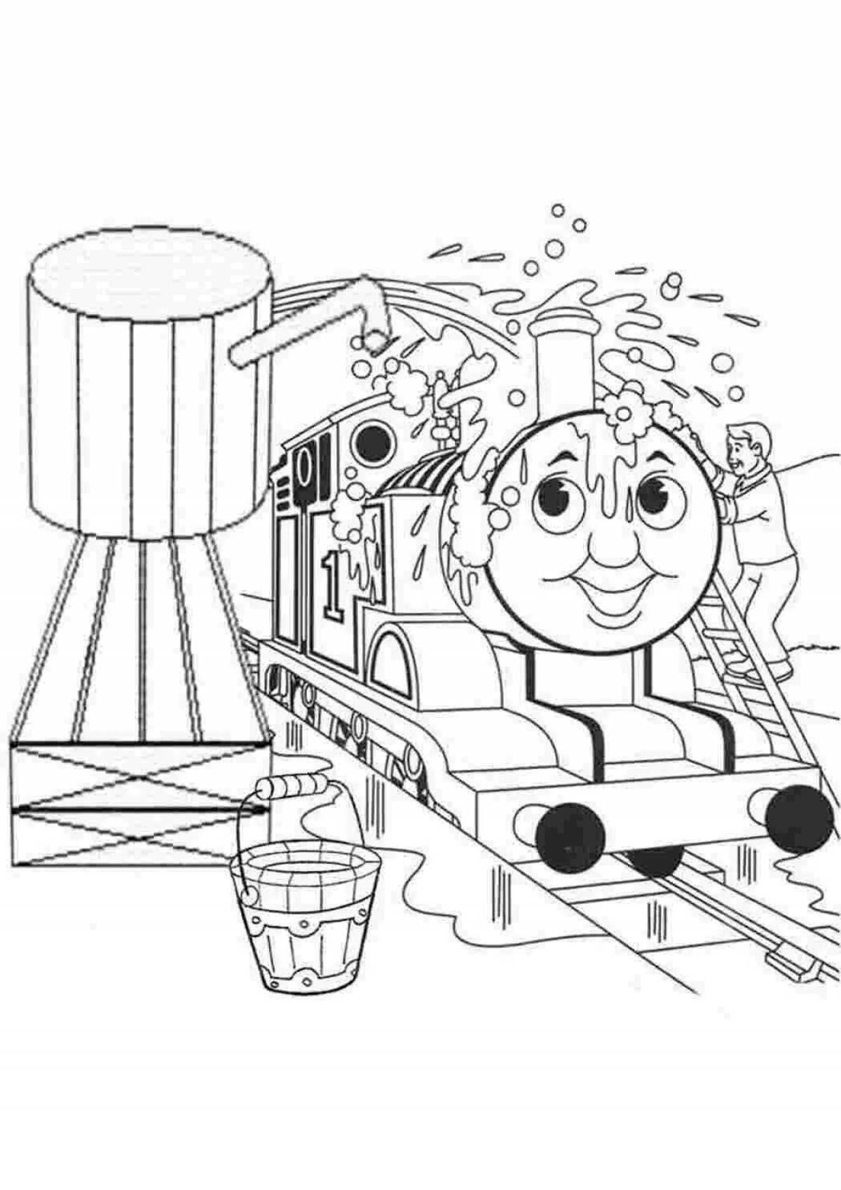 Thomas' amazing coloring book for kids