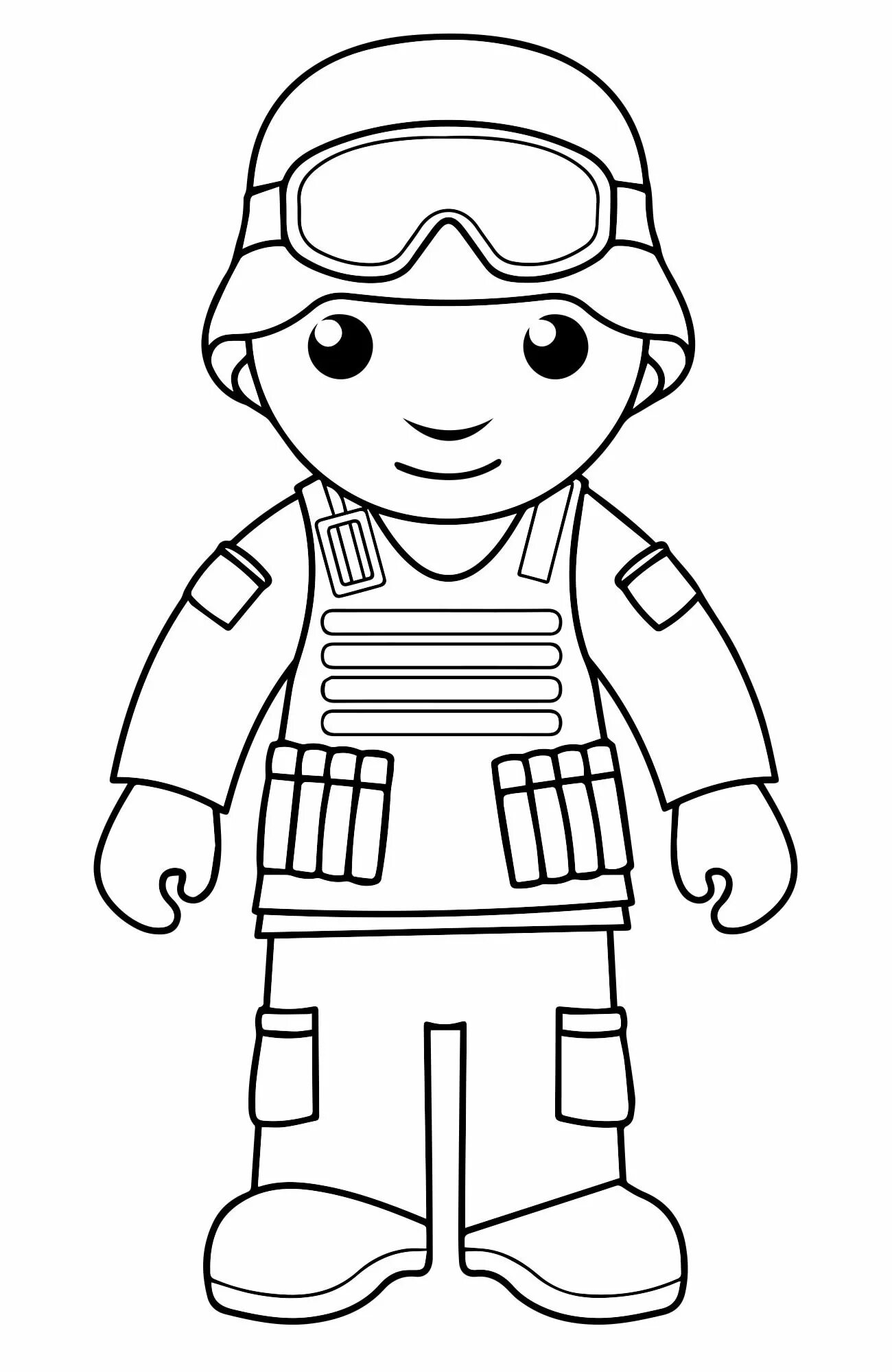 Военных солдат для детей #7