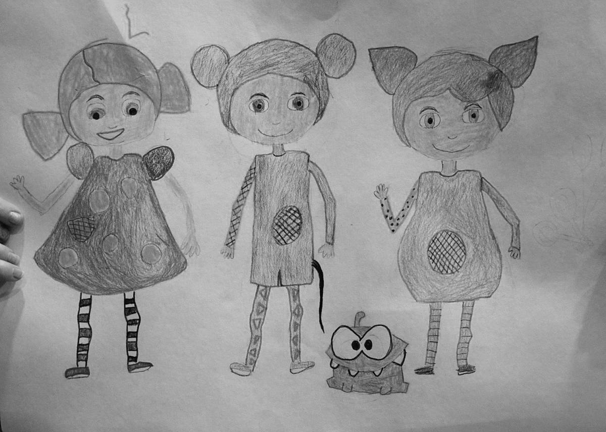 Раскраска Кукутики для детей #8