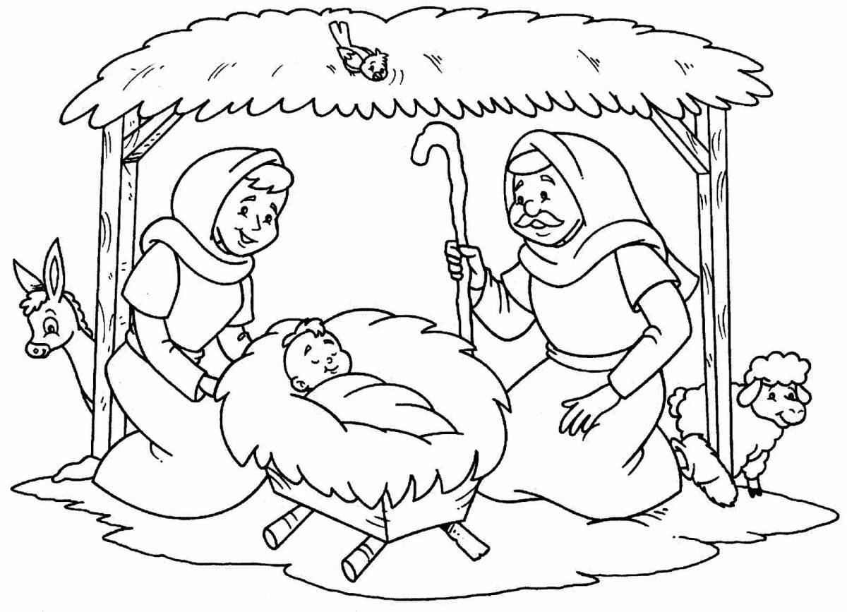 Festive Christmas coloring book for kids