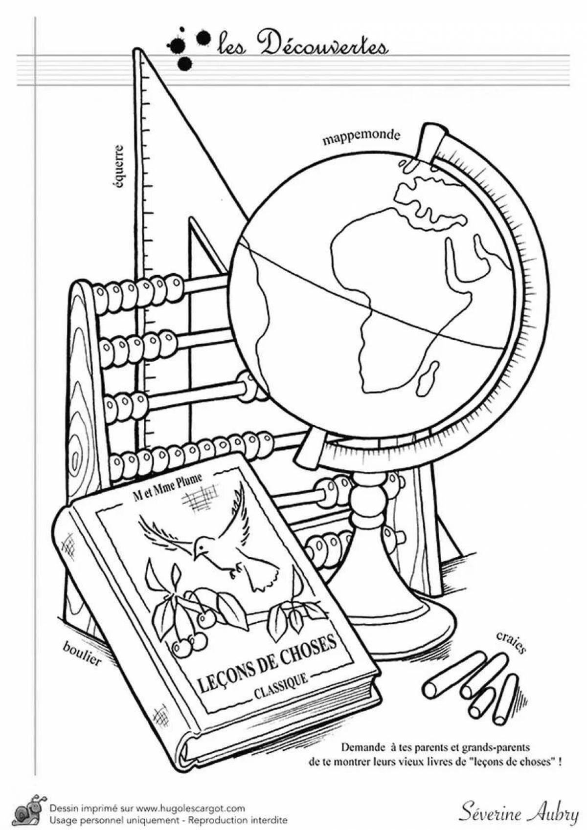 Tempting russian constitution coloring book for kids