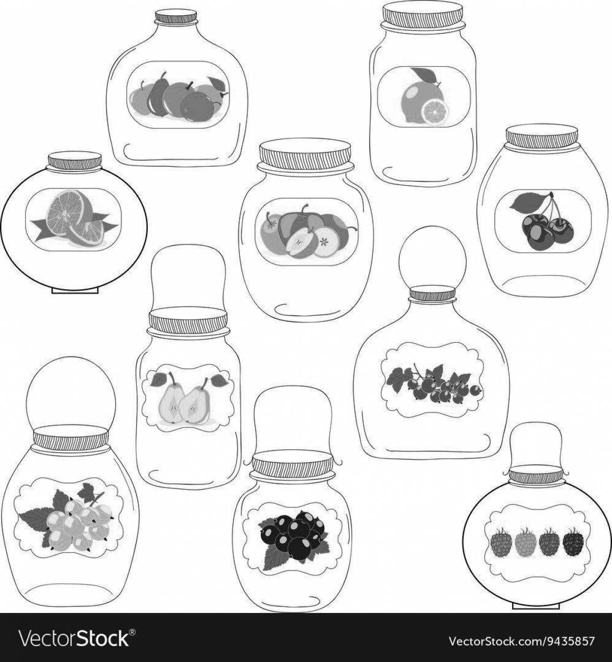 Coloring splendid compote for students