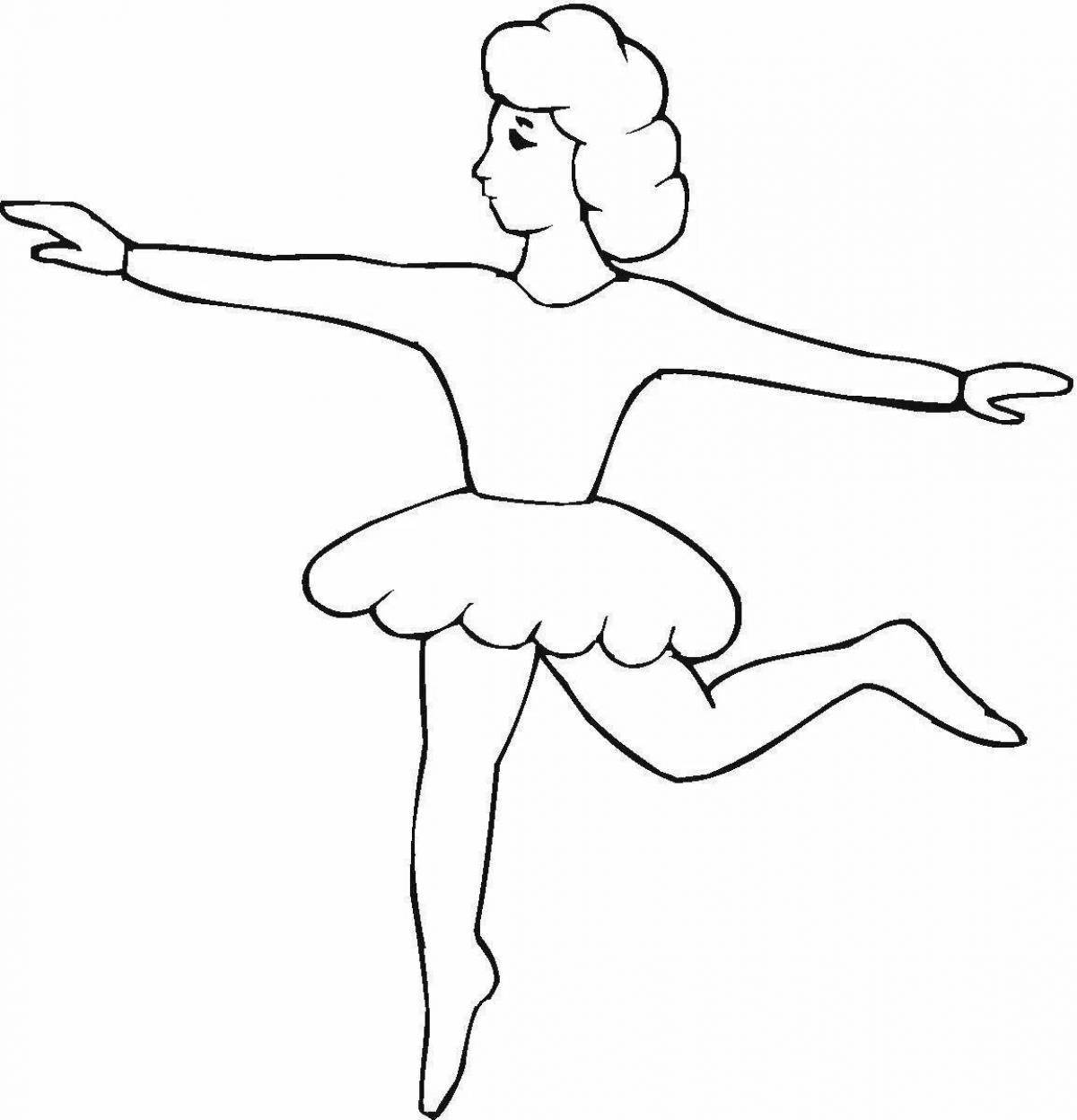Great swan lake coloring book for students