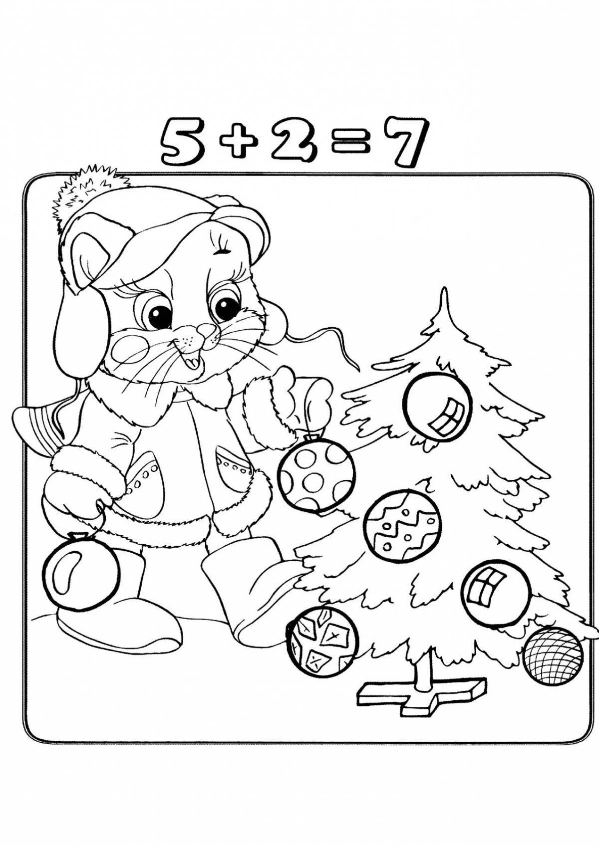 Christmas holiday math for preschoolers