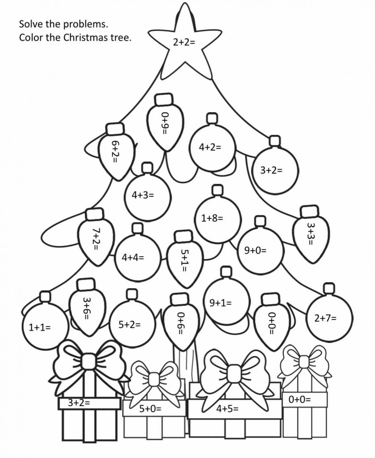 Creative Christmas math for preschoolers