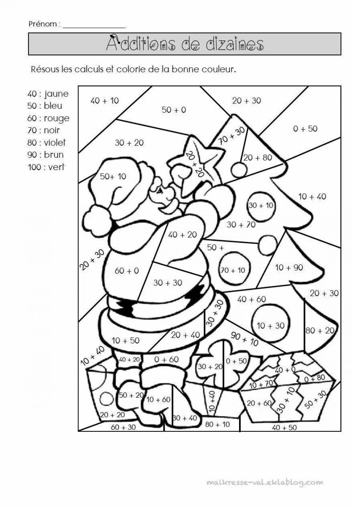 Inspirational Christmas math for preschoolers