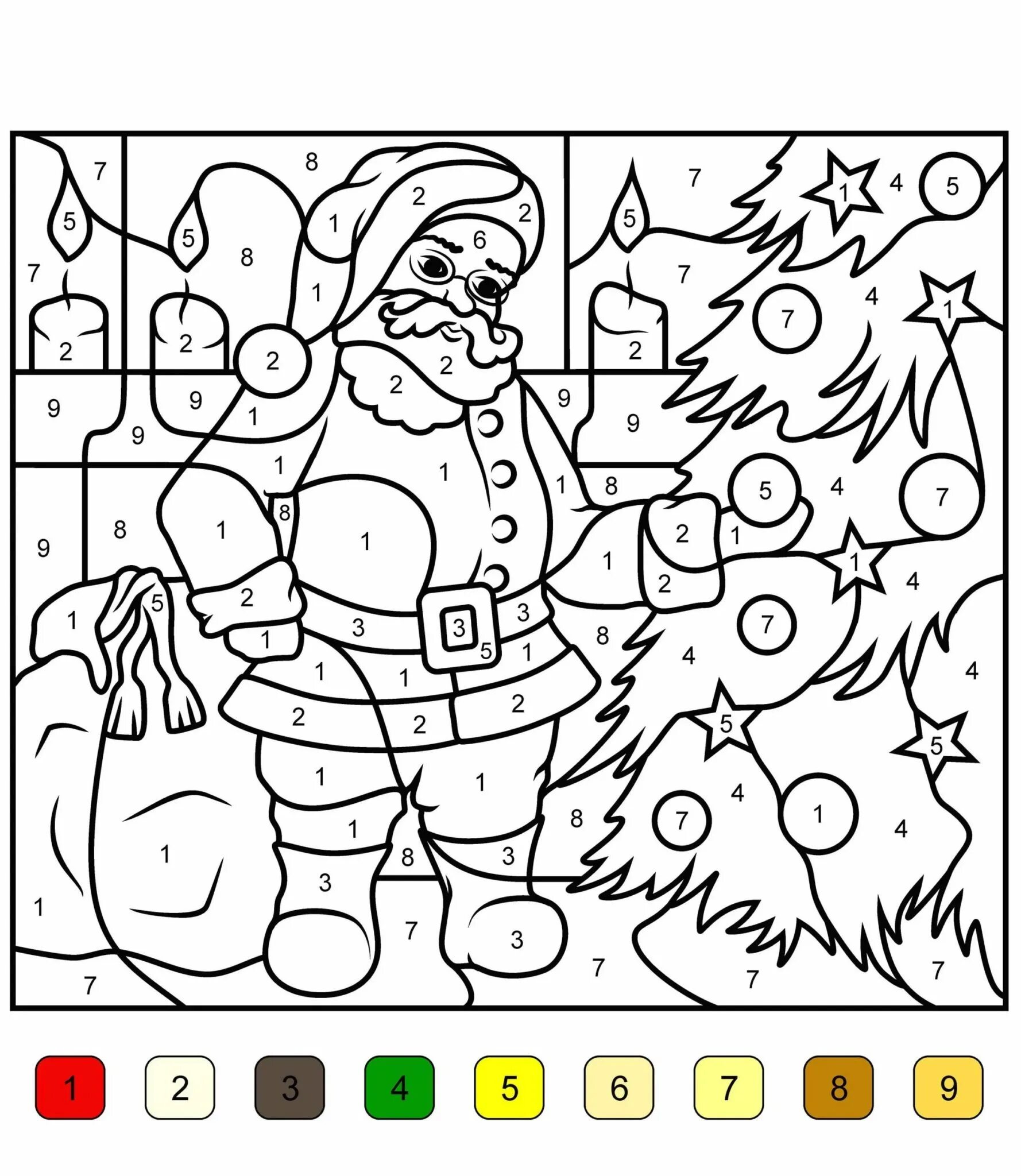 Christmas preschool math #10