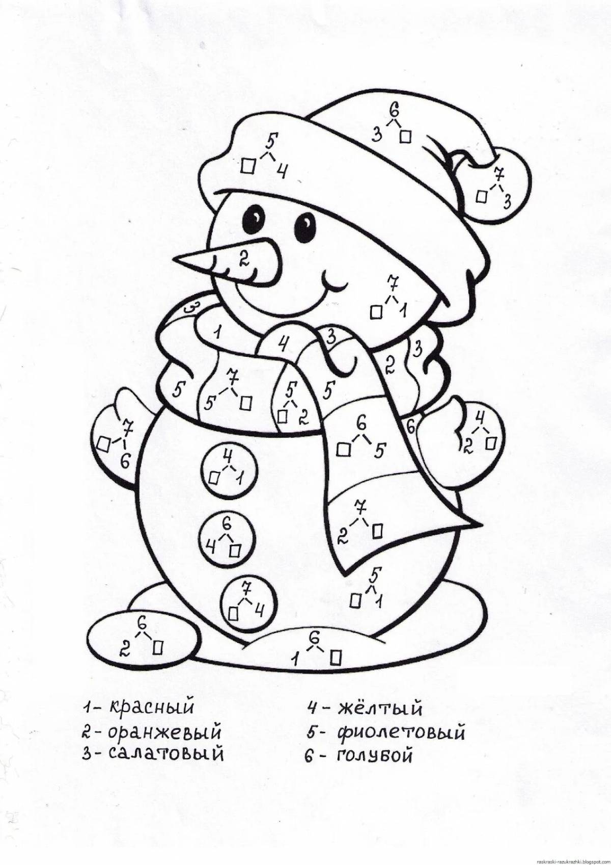 Christmas preschool math #19