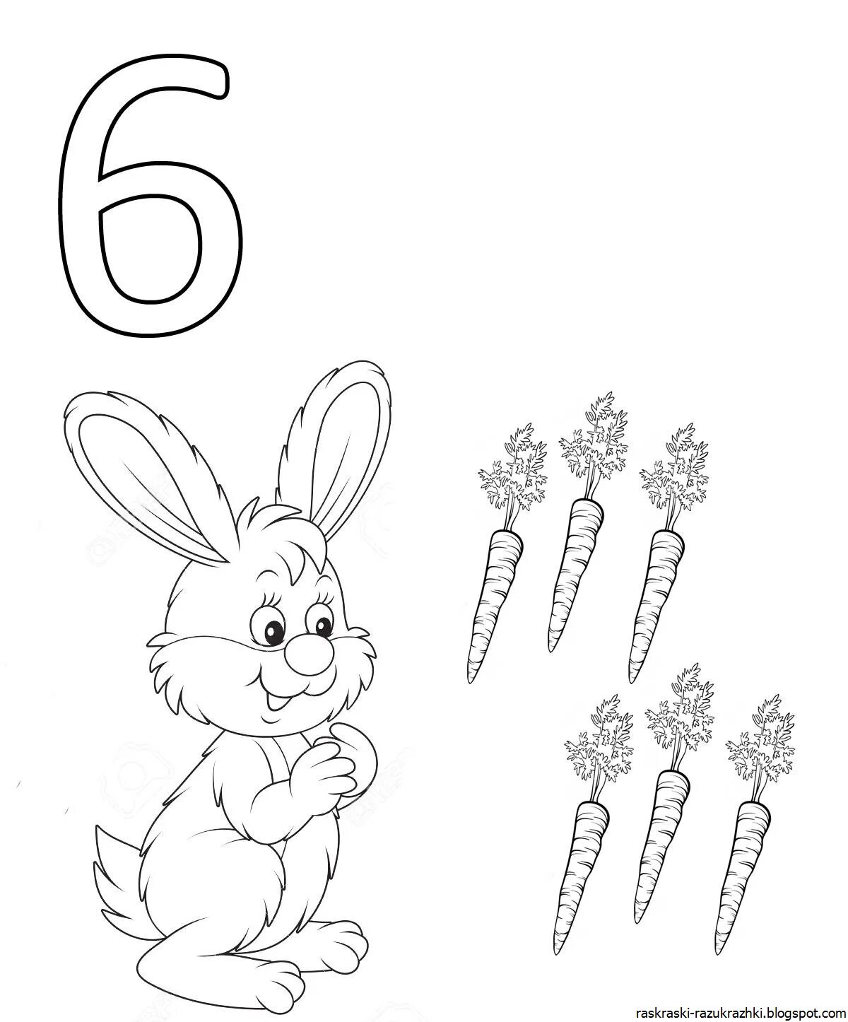 Number 6 for preschoolers #22