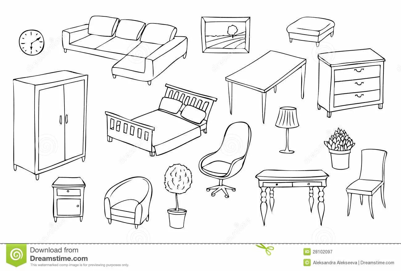 Предметы мебели для детей #3