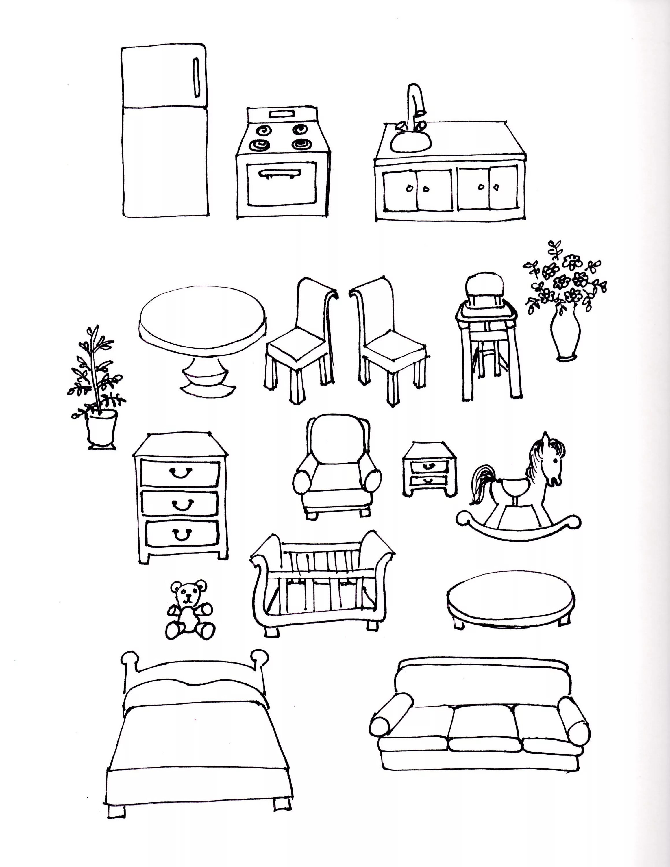 Предметы мебели для детей #4