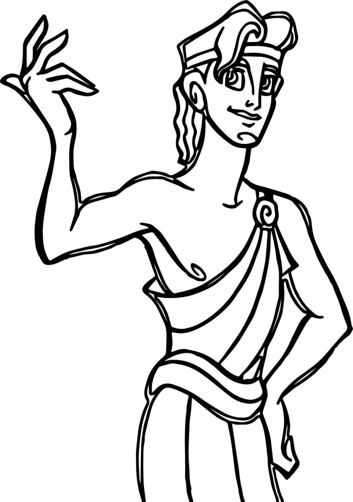 Great ancient greece coloring book for kids