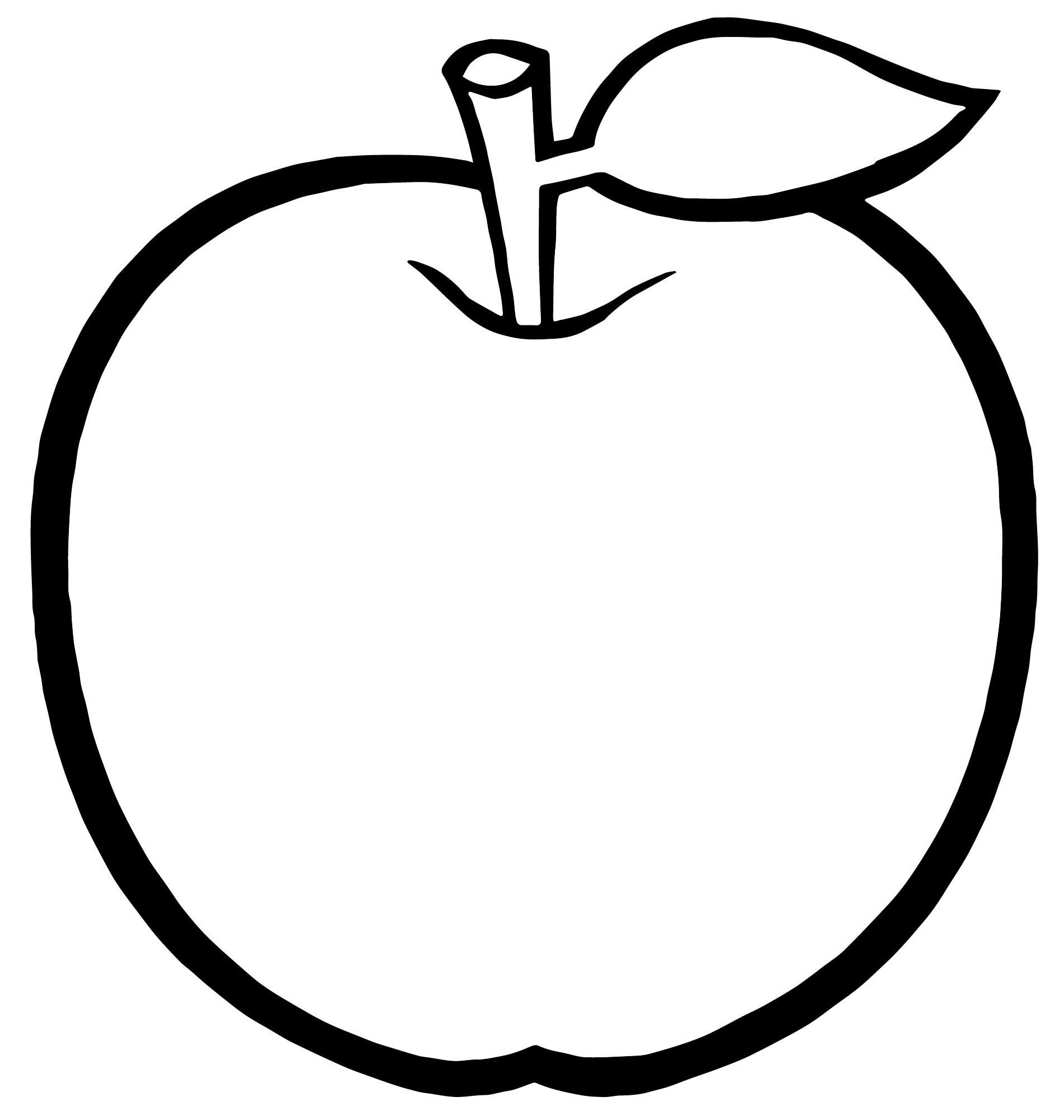 Яблоко рисунок для детей #28
